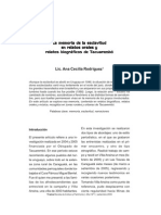 La memoria de la esclavitud en relatos orales y relatos biográficos de Tacuarembó