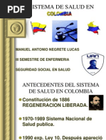 Sistema de Salud en Colombia
