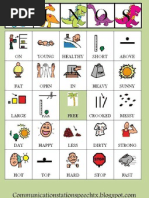 Dinosaur Opposites Bingo Cards PDF