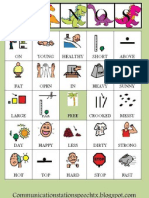 Dinosaur Opposites Bingo Cards PDF