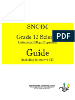 Snc4M Grade 12 Science: Guide