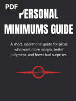 IFR Pilot Personal Minimums Contract | PDF | Instrument Flight Rules ...