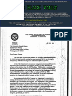 Correspondence between the Department of Defense sent to Senator Barack Obama in 2005-2008
