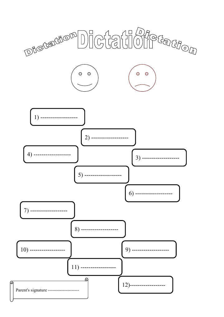 Dictation Notebook PDF