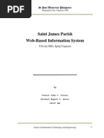 Download Saint James Parish Web-Based Parish Information Systemdocx by DJ Siazon Tejano SN104750910 doc pdf