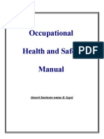 Occupational Health and Safety Manual: (Insert Business Name & Logo)