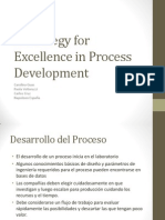 A Strategy for Excellence in Process Development