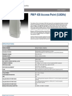 Cambium Networks PMP 430 Access Point (5.8GHz) Specification