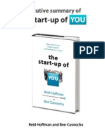 ExecutiveSummary- The Start Up of You