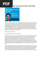 Download Cara Mendapatkan Uang Dengan Menulis Artikel Online by Nok Oyom SN104760670 doc pdf