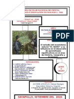 Estudio Del Ecosistema Natural "El Namo" y Su Influencia en El Desarrollo de Aprendizajes Significativos