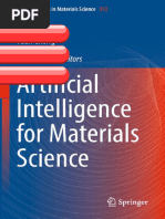 AI in Materials Discovery and Optimization | PDF | Machine