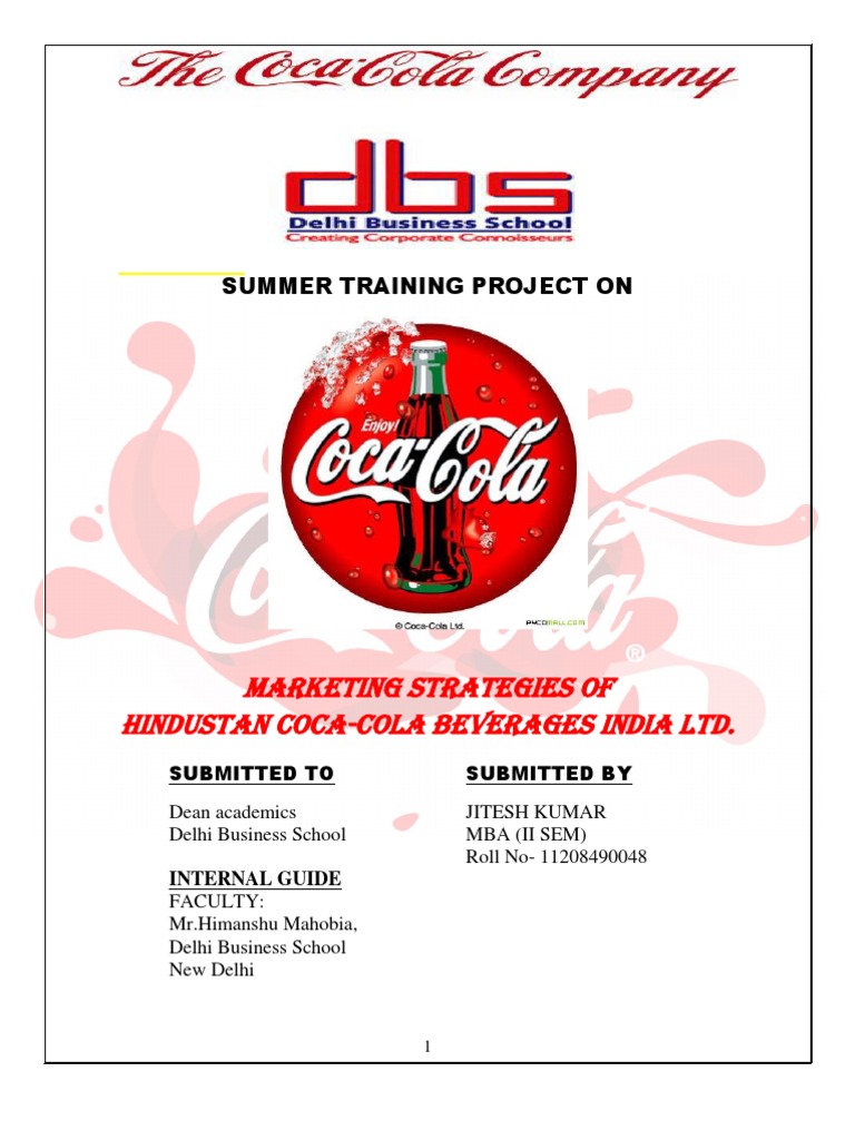 Coca-Cola India Marketing Strategies | PDF | Coca Cola | Soft Drink