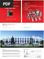 Relais Auxiliaire GEYA GR8 – AC/DC 12 à 240V, 8A/16A, 1 Pôle, Montage Rail DIN