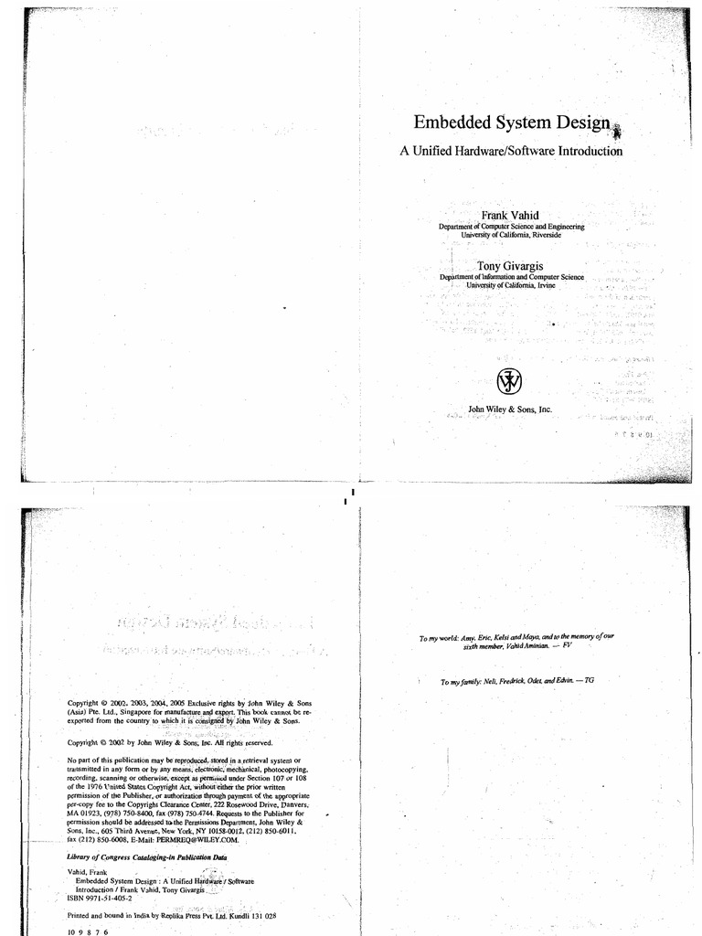 Embedded Frank Vahid PDF