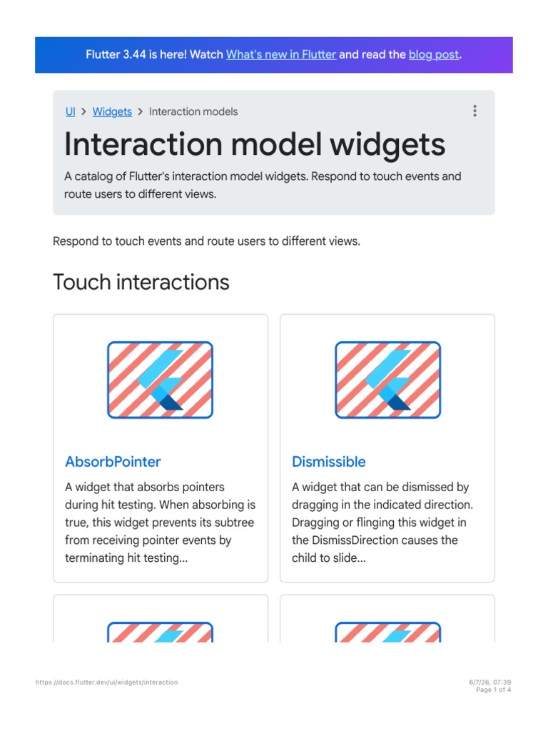 Interaction Model Widgets | PDF | Computing