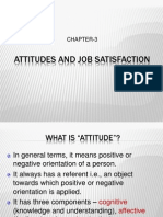 Attitudes and Job Satisfaction: Chapter-3