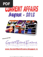 Download August Months Current Affairs - Guide4BankExams by Shiv Ram Krishna SN104789231 doc pdf
