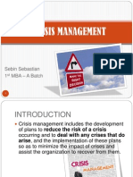 Crisis Management