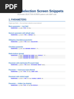 Show/Hide Controls in ABAP Selection Screen | PDF | Computer ...