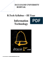 B.tech MDU Syllabus (IT) 4yr