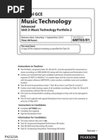 A2 Music Tech Brief 2012 2013