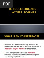 Input Output Processing (8086)