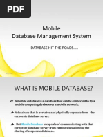 Mobile DBMS