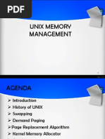 UNIX Memory Management