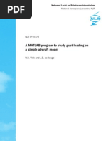 A Matlab Program To Study Gust Loading On A Simple Aircraft Model