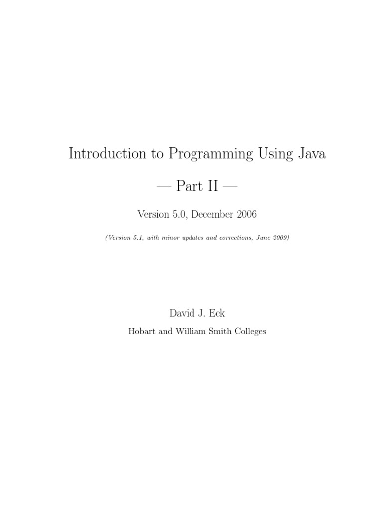 Javanotes 5 - 1 Part2 | PDF | Pointer (Computer Programming) | Control Flow
