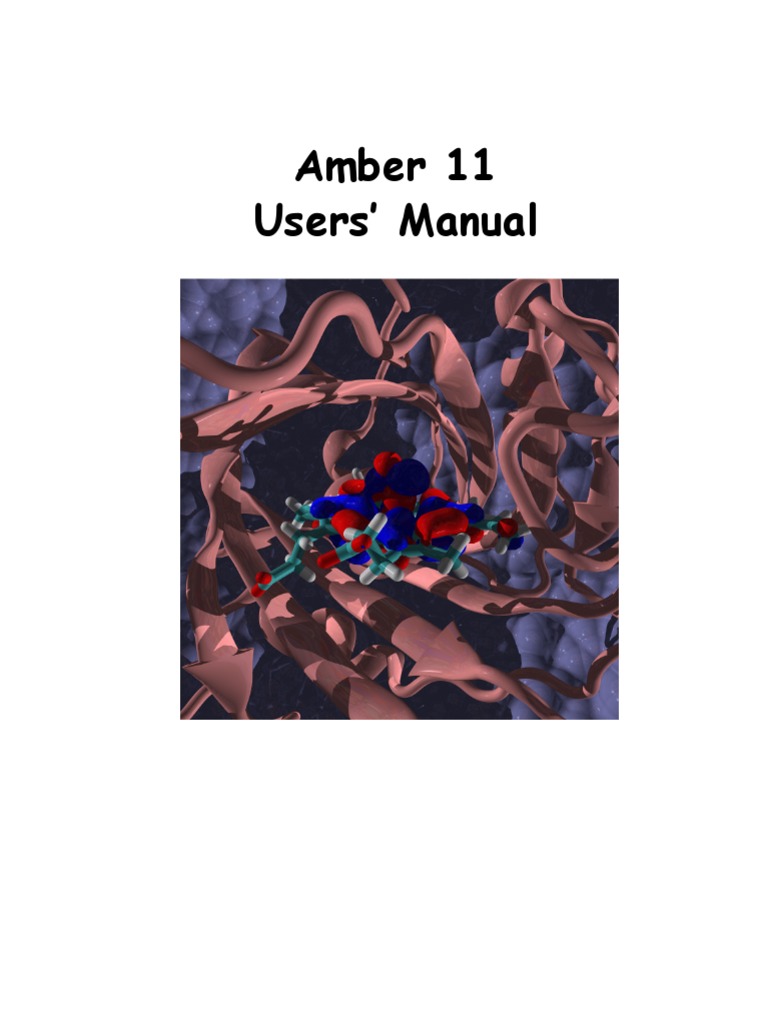 Amber 11 User Manual Guide | PDF | Molecular Dynamics | Parallel Computing