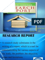 Research Report Writing: Shyam Narayan Das Roll No:42 Mpmir-1 SEM
