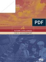 Australian Government Future Challenges For Egovernment Volume01