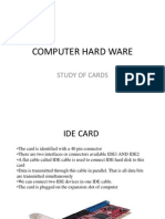 Computer Hard Ware: Study of Cards