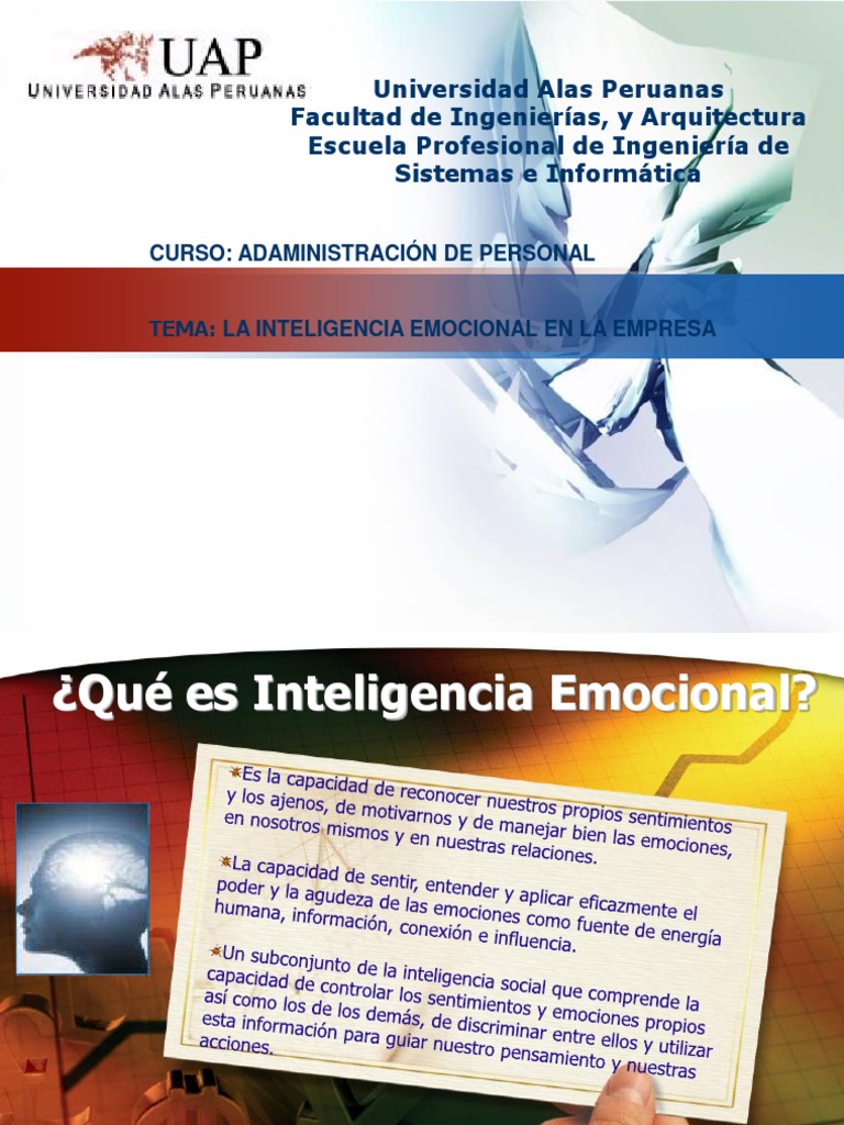 Inteligencia Emocional en Empresas | PDF | Inteligencia emocional | Las ...