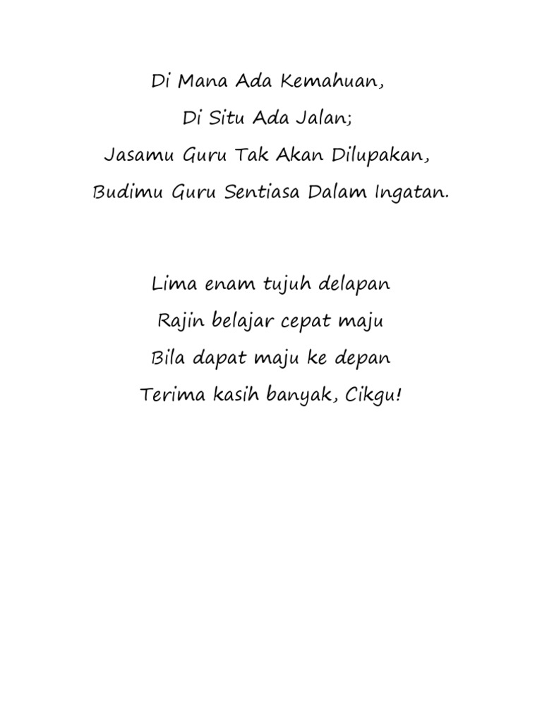 Pantun Guru Pdf