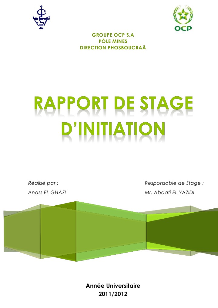 Rapport Stage Ocp Group Telecommunications Reseau Informatique