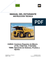 Curso de Camiones Pequeños 777D, 775e, 773e, 771D, 769D