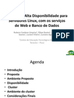 Cluster HA para Web e BD