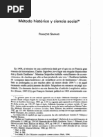 Francois Simiand - Método histórico y ciencia social