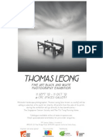 Thomas Leong: Fine Art Black and White Photography Exhibition