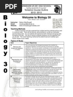 course outline bio 30 ghs