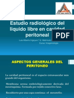 Estudio Radiológico Del Liquido Libre en Cavidad Peritoneal