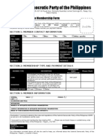 Core Membership Form