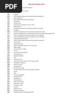 IATA Special Handling Codes List | PDF | Physical Sciences | Chemical ...