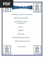 Unidad 9 Estrategias y Cultura Organizacional