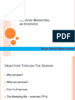 Services Marketing - An Overview