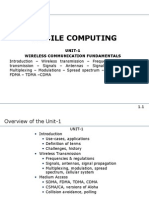 Unit 1 - Mobile Computing