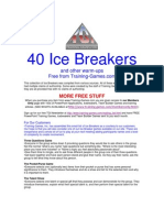 40 Free Icebreakers